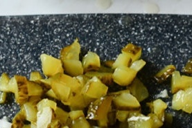 chopped cucumber