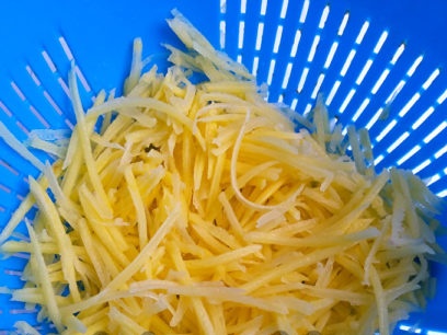 dry potatoes