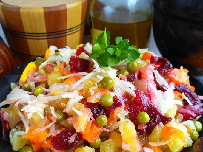 vinaigrette with sauerkraut