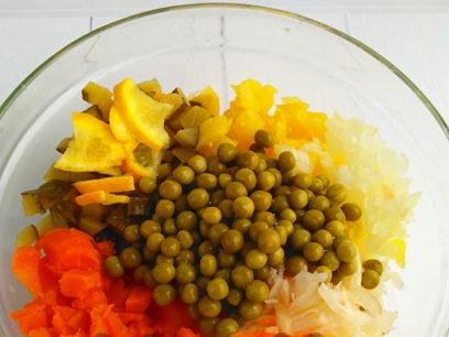 mix the ingredients
