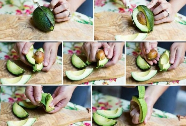 The way to clean avocados