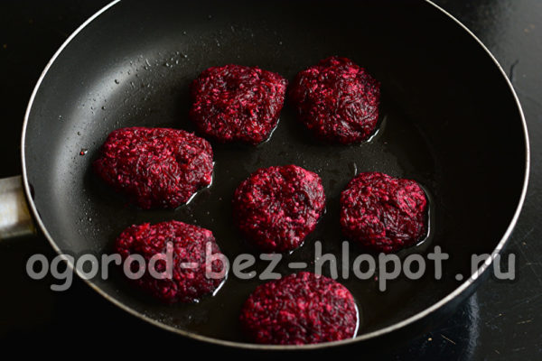 put the patties in the pan