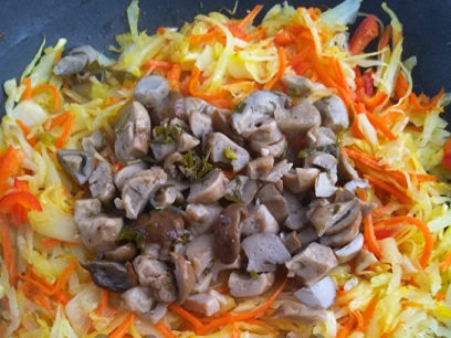 put mushrooms