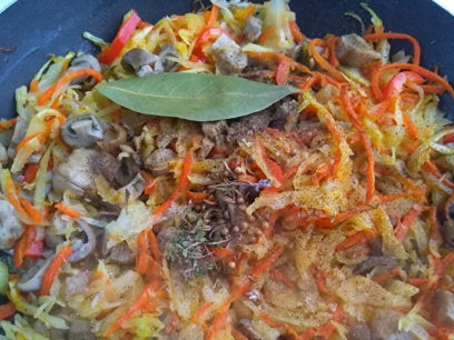 add salt and spices