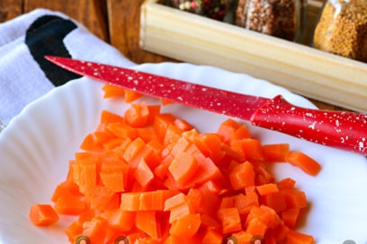 chopped carrots