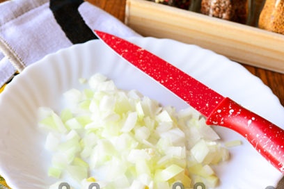 chop onion