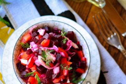 beetroot salad is ready