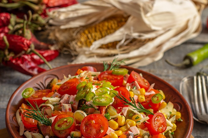 Mexico salad - no need to cook anything