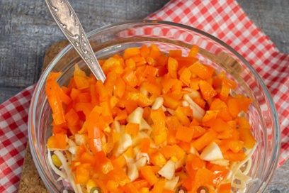 chopped bell pepper
