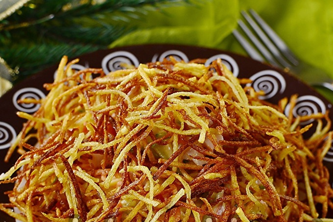 anthill salad with korean carrot