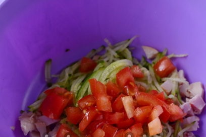 chopped tomato