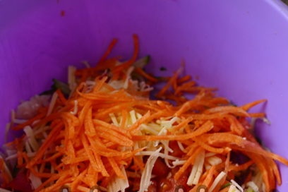 chopped carrots