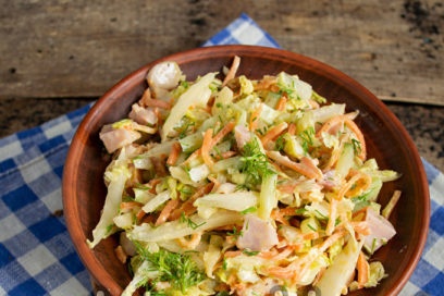 put in a salad bowl