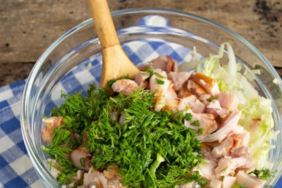 add chopped dill