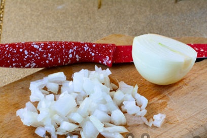 dice the onion