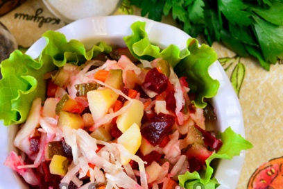 vinaigrette with sauerkraut