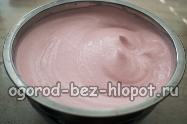beat syrup with mashed potatoes