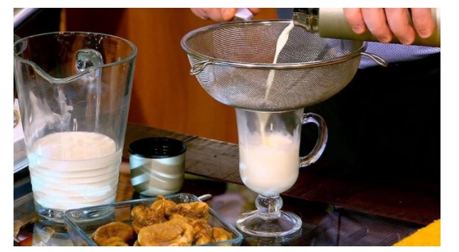 Broth in milk