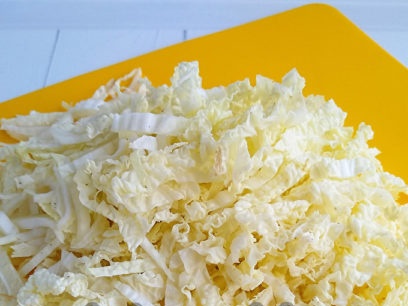 chop cabbage
