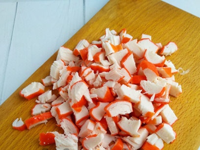 chop crab sticks