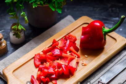 chopped bell pepper