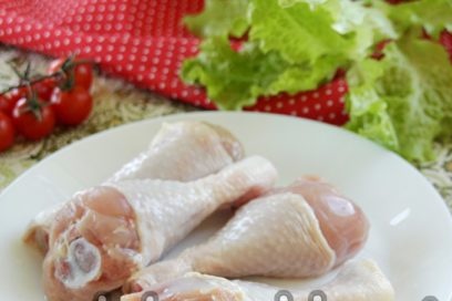 rinse chicken drumsticks