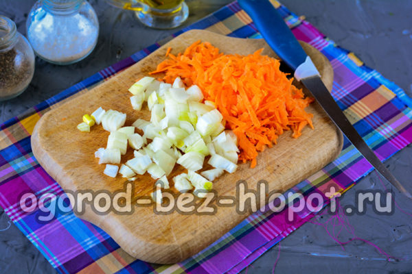 onions and carrots