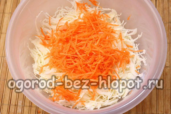 grated carrot