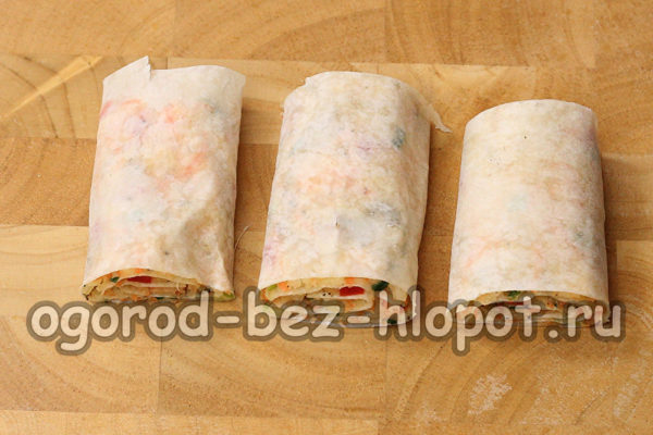 chop the roll