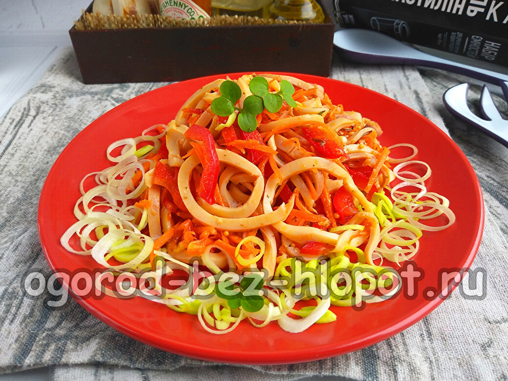 Korean squid at home