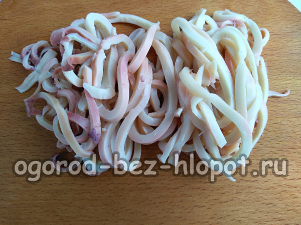 cut into half rings