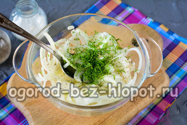 dill and pepper