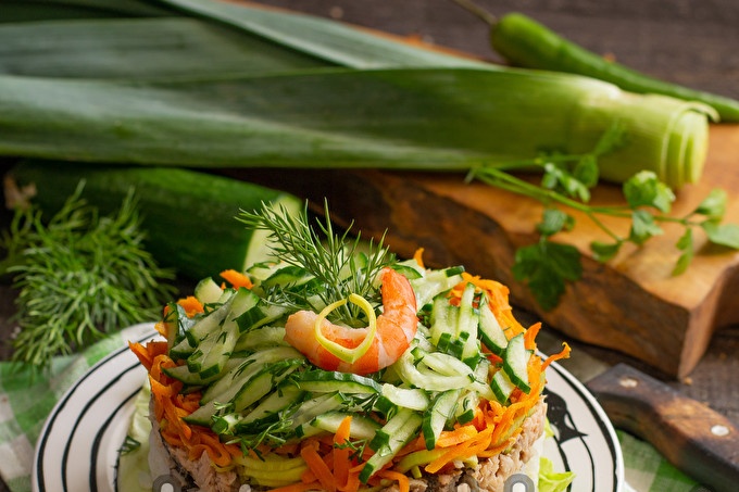 Norwegian romance salad