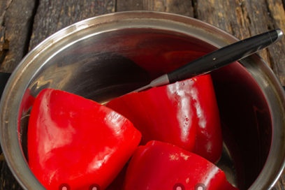 pepper pour boiling water