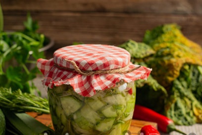 cucumber salad for the winter