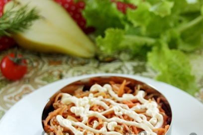 Korean carrot layer