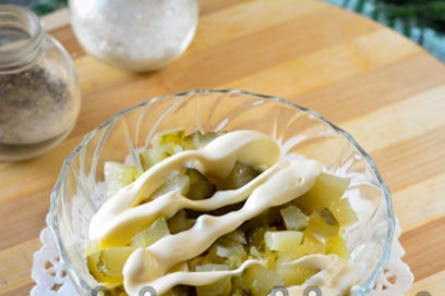 salted cucumbers