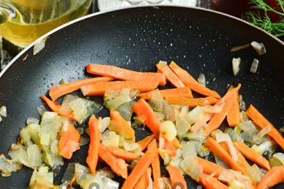 onions and carrots