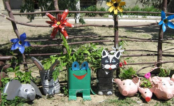 Crafts from Garden Canisters