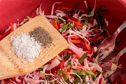 ground pepper, salt