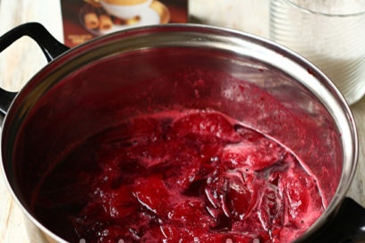 boil plums