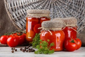 Preparations for the winter of tomatoes