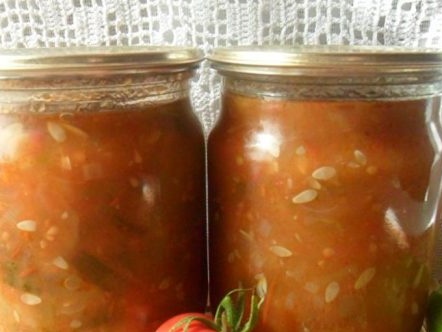 cucumbers with tomatoes and peppers