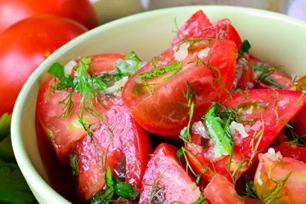 Tomatoes in Korean, fast