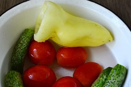 prepare vegetables