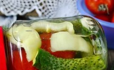 assorted tomatoes and cucumbers