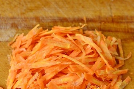 grated carrot