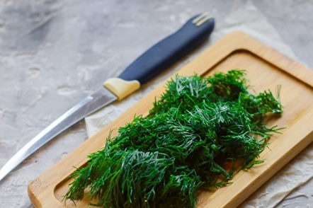 Chop greens