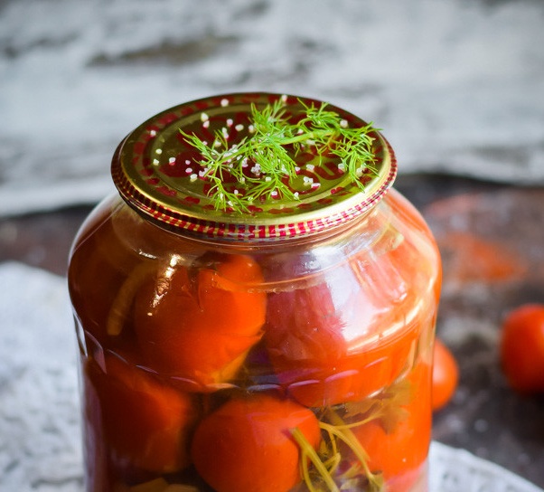 Marinade for tomatoes