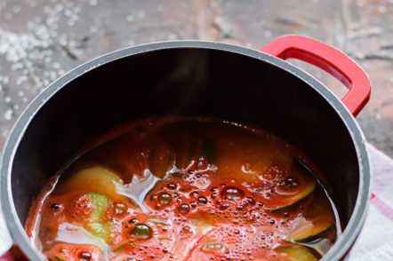 Boil the mass